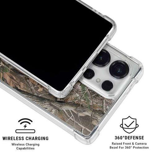 NFL Detroit Lions Realtree AP Camo Galaxy S25 Ultra Clear Case